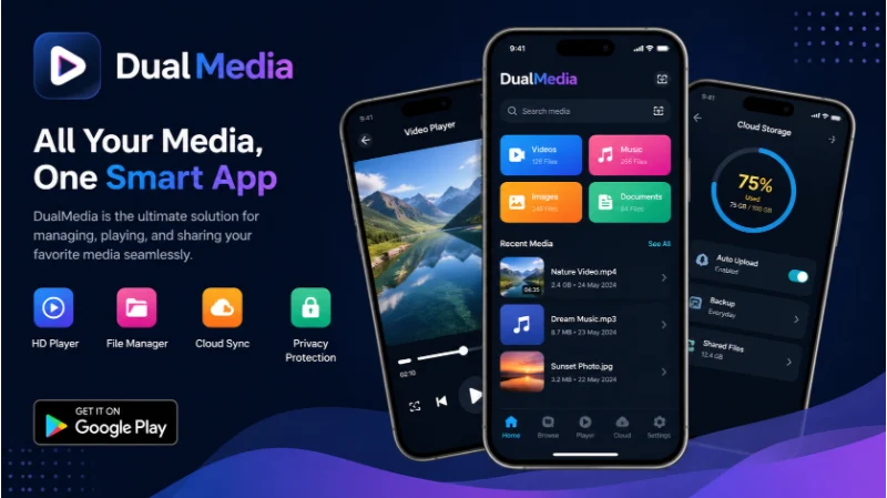 Application Mobile DualMedia