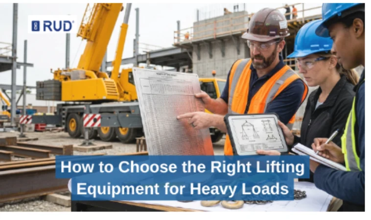 How to Choose the Right  lifting equipment for Heavy Loads